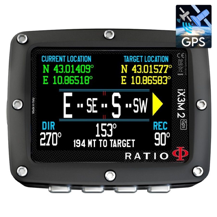 Ratio iX3M 2 GPS Deep dive computer
